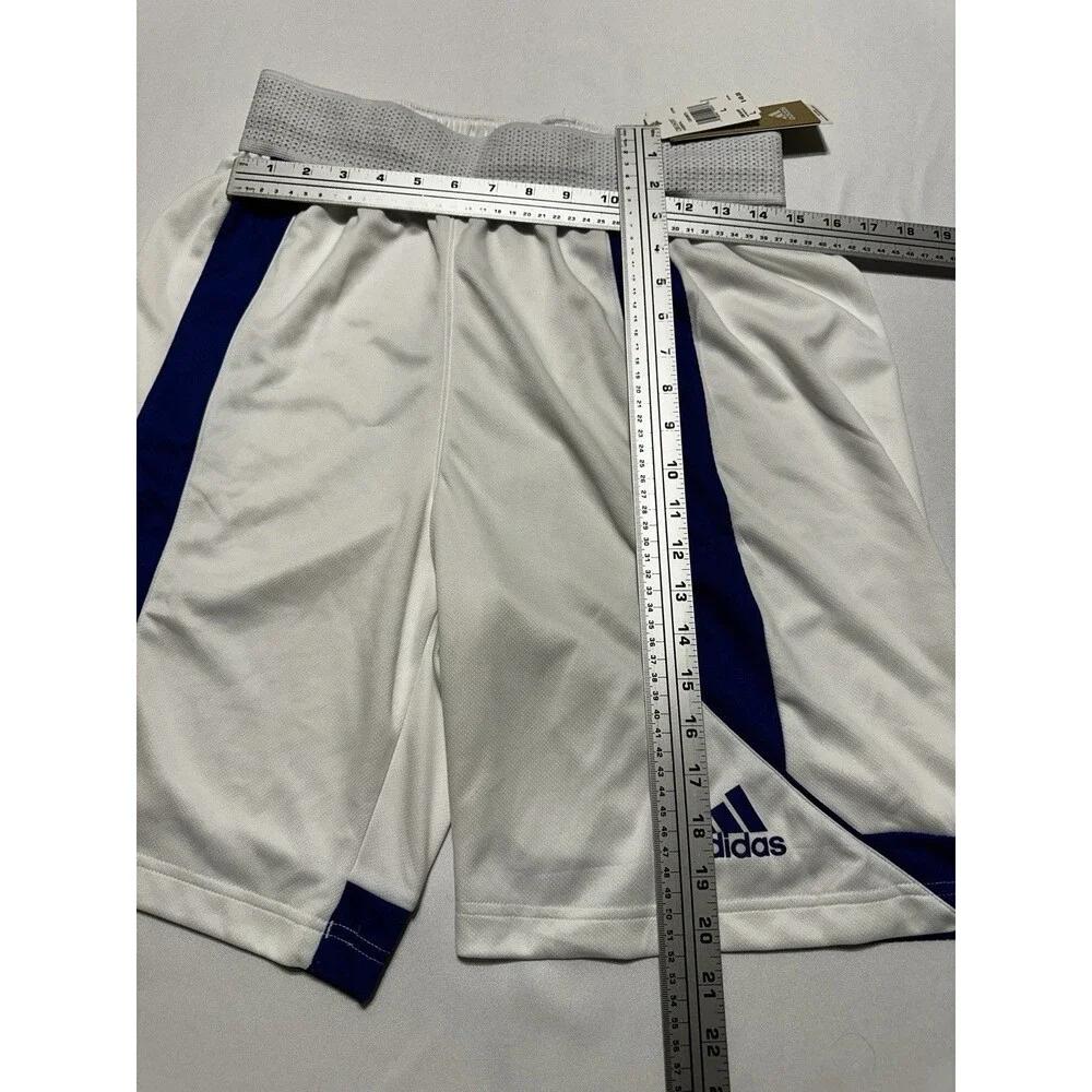 adidas C365 Basketball Shorts Mens Large Blue White Athletic Gym NWT DY7376 New